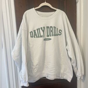 Daily Drills logo sweatshirt